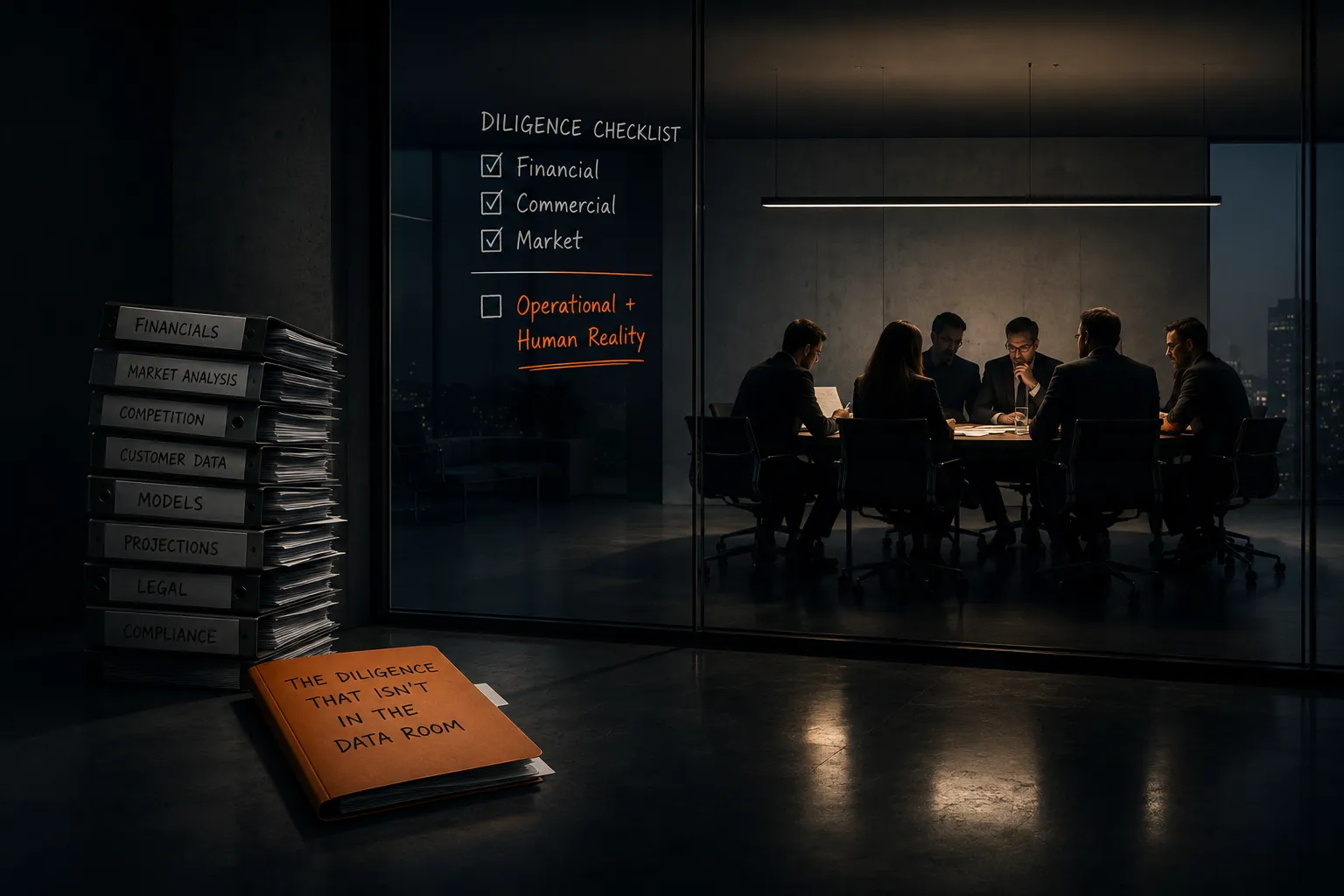 The forgotten requirement — the question that never appears in the data room.