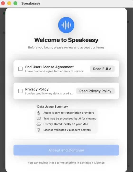 SpeakEasy screenshot